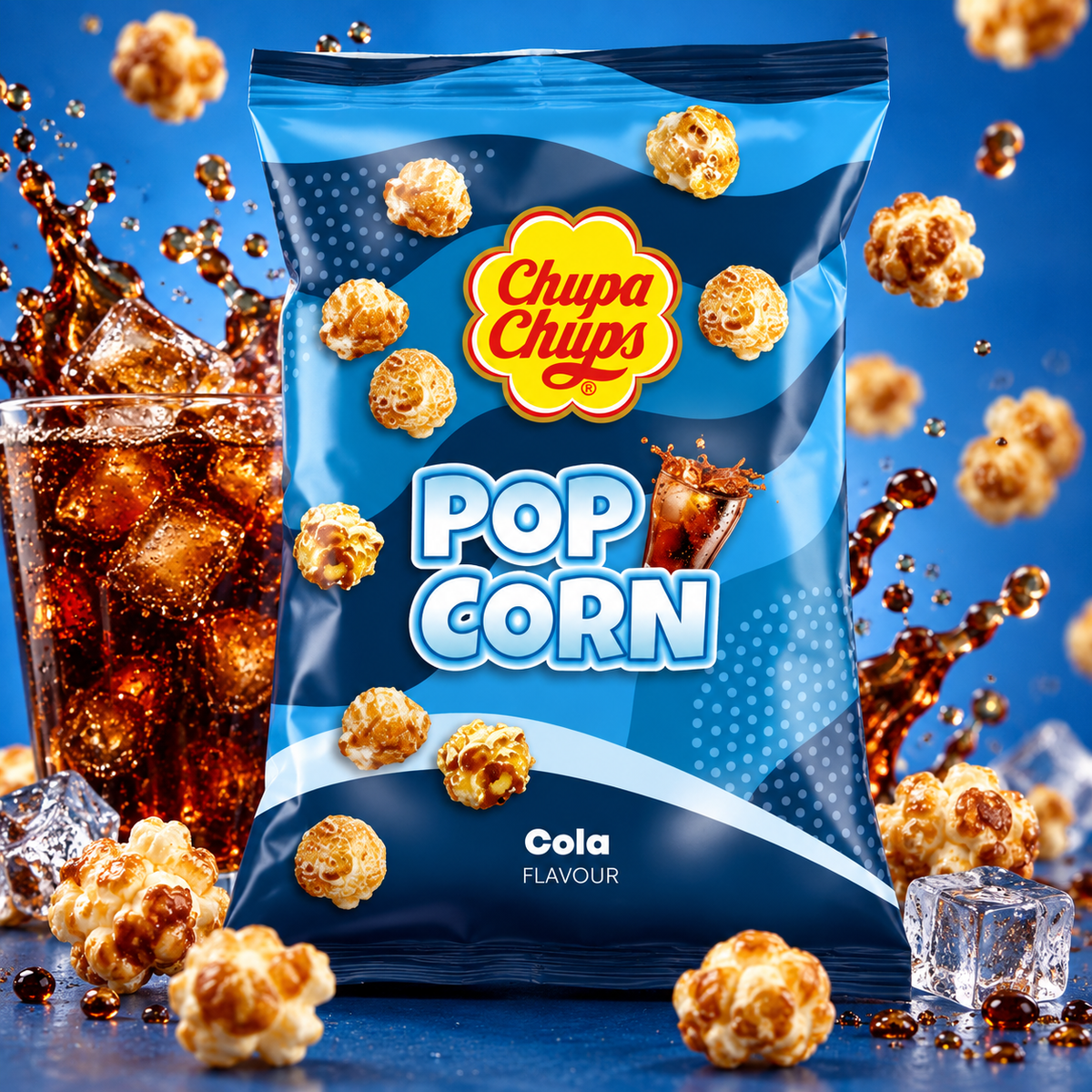 Chupa Chups Pop Corn Cola – Pop-corn saveur Coca
