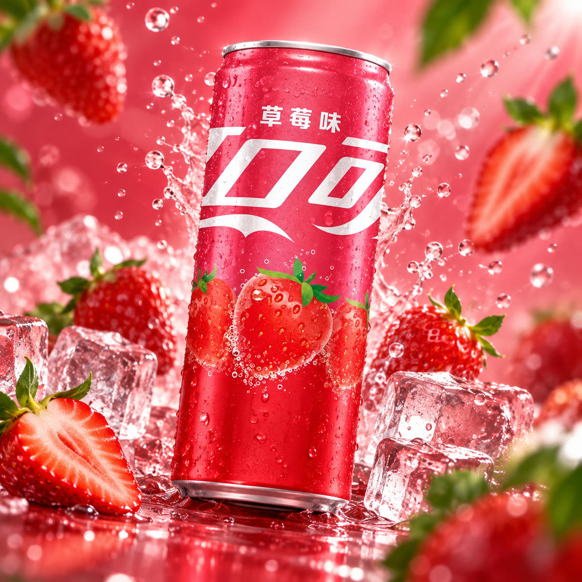 Coca Cola Fraise - Edition Chine