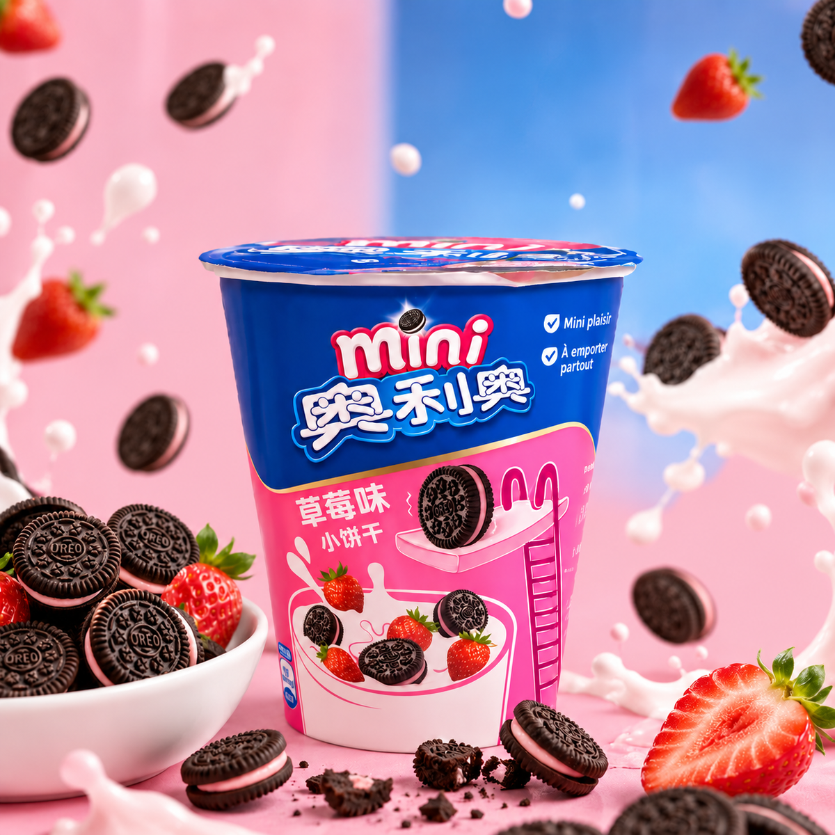 Oreo Strawberry China – Fraise