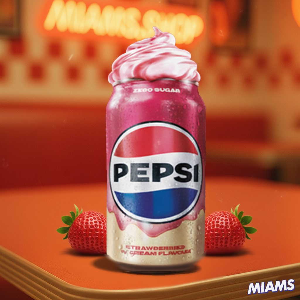 Pepsi Zero Sugar Strawberry & Cream