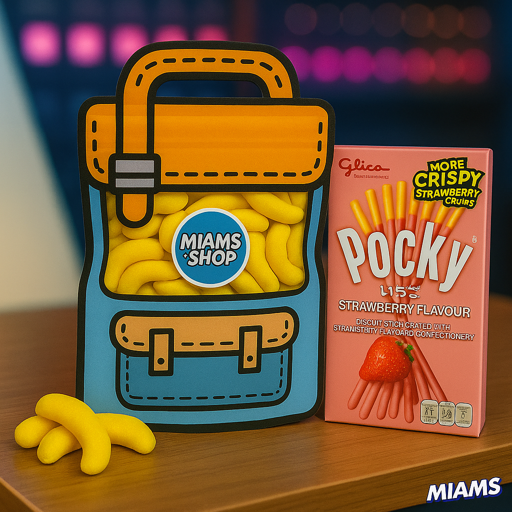 Sac bonbon bananes sucrées