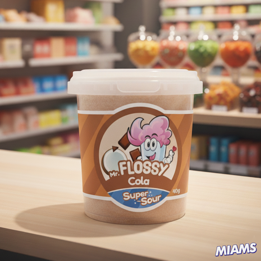 Mr Flossy Barbe à papa Acidulée Cola