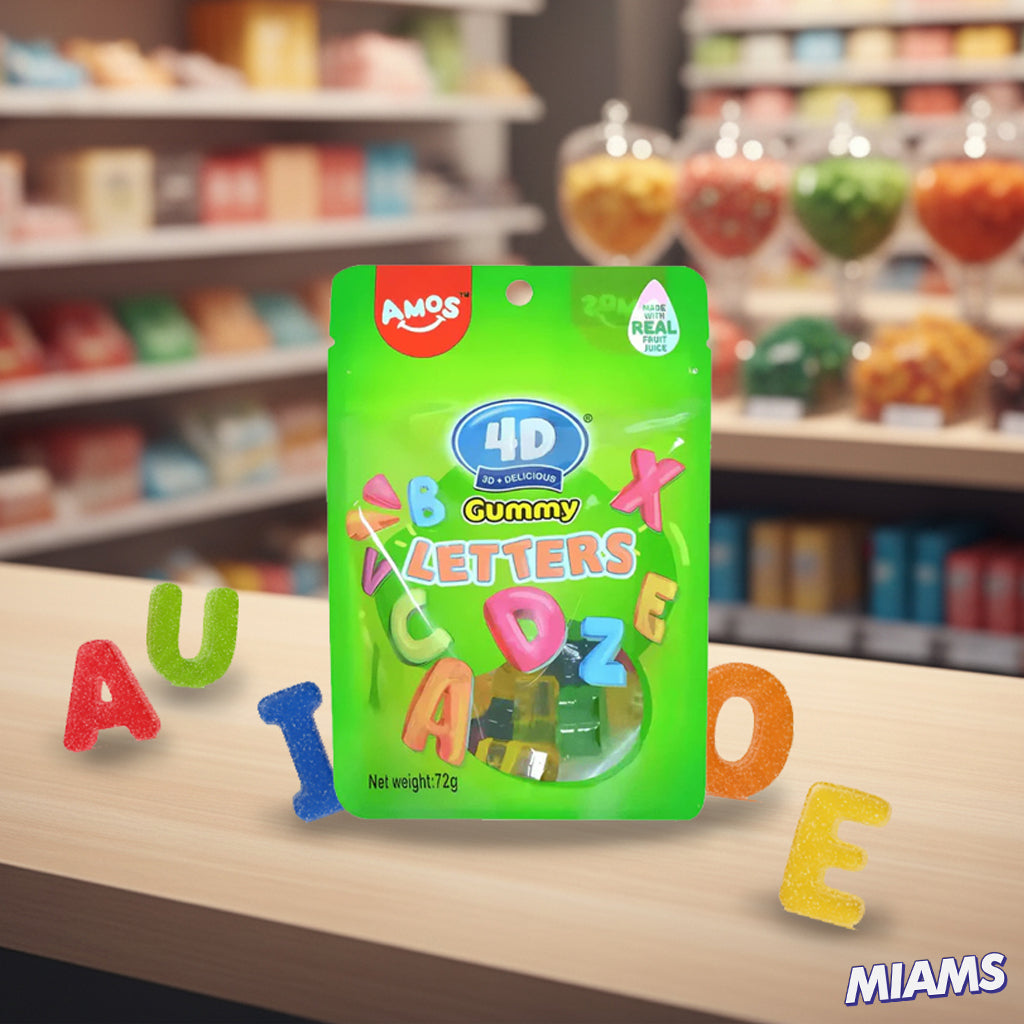 Amos 4D Gummy Chiffres & Lettres