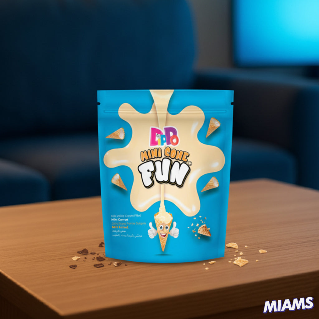 Dippo Mini Cornet Chocolat Blanc